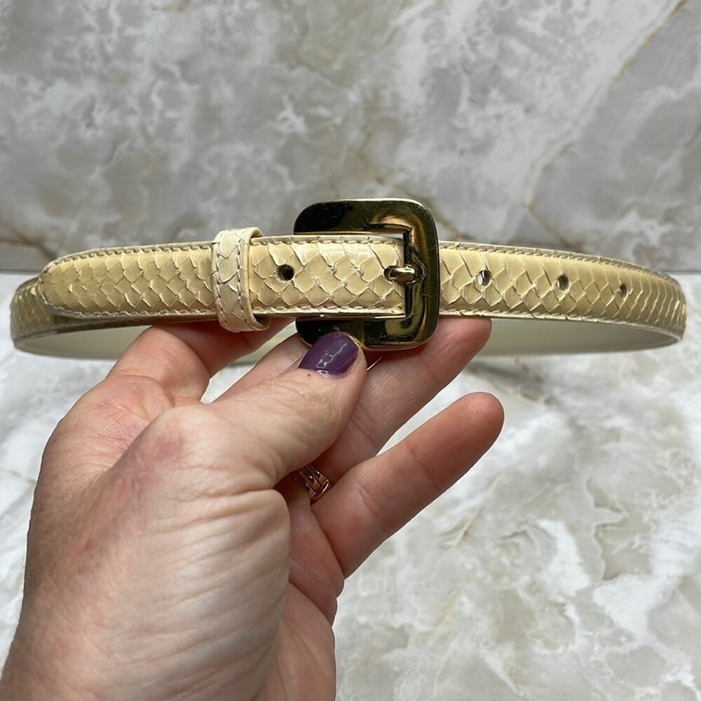 Vintage snakeskin belt